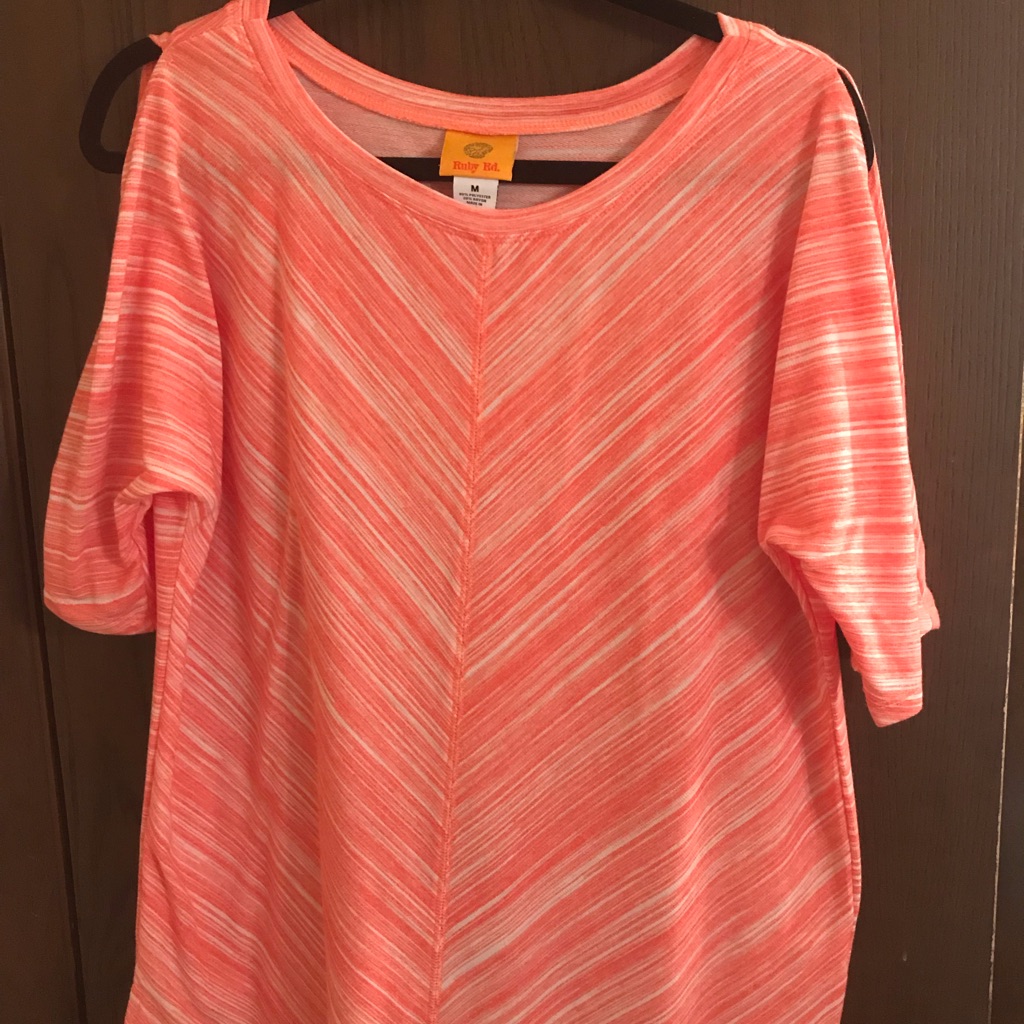 Ruby Rd Cold Shoulder Top